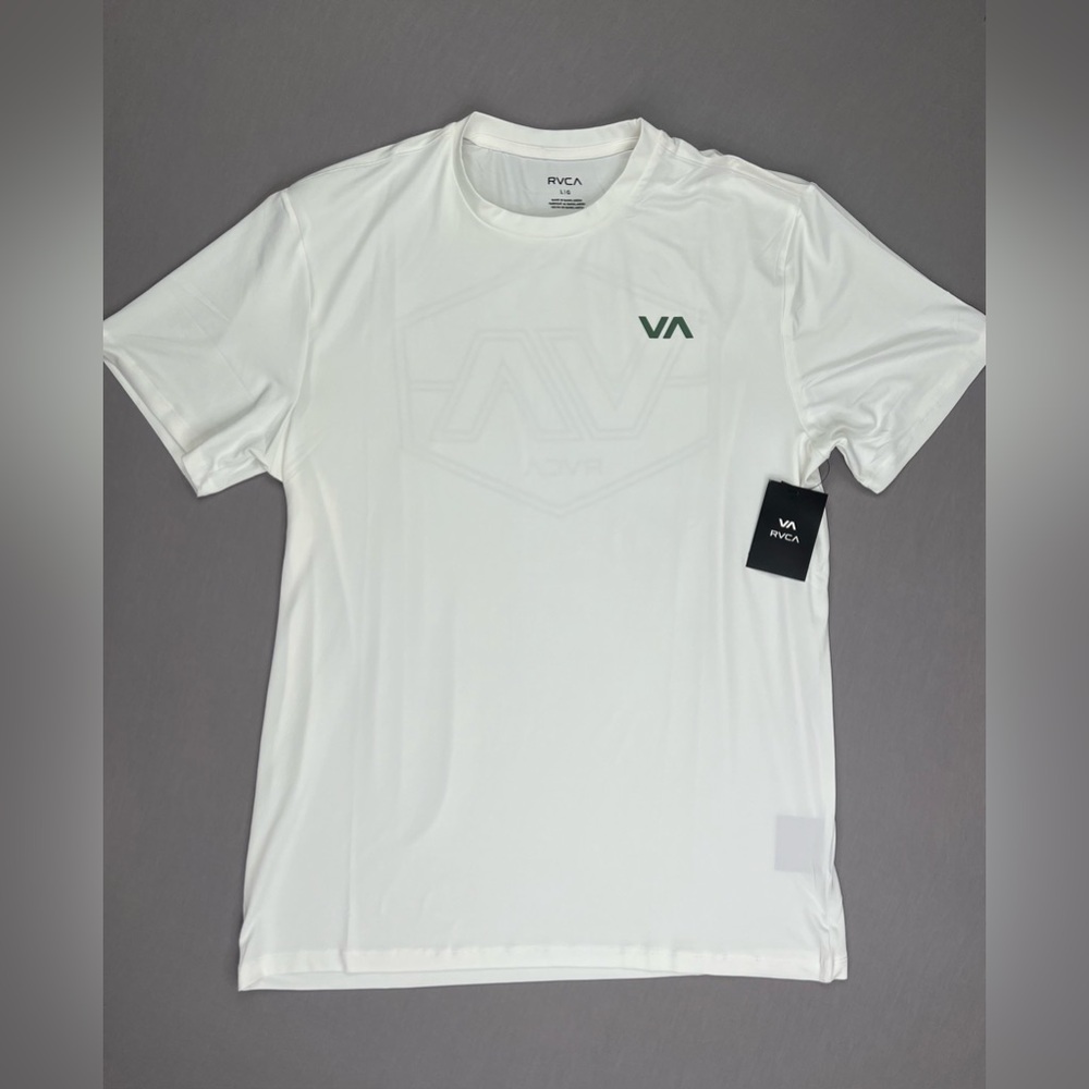 RVCA ESCAPE CREW SS ATHLETIC PERFORMANCE SHIRT